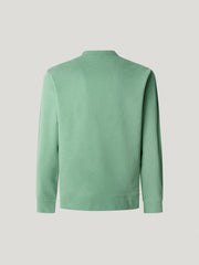 Men's Light Green Crew Neck Sweatshirt