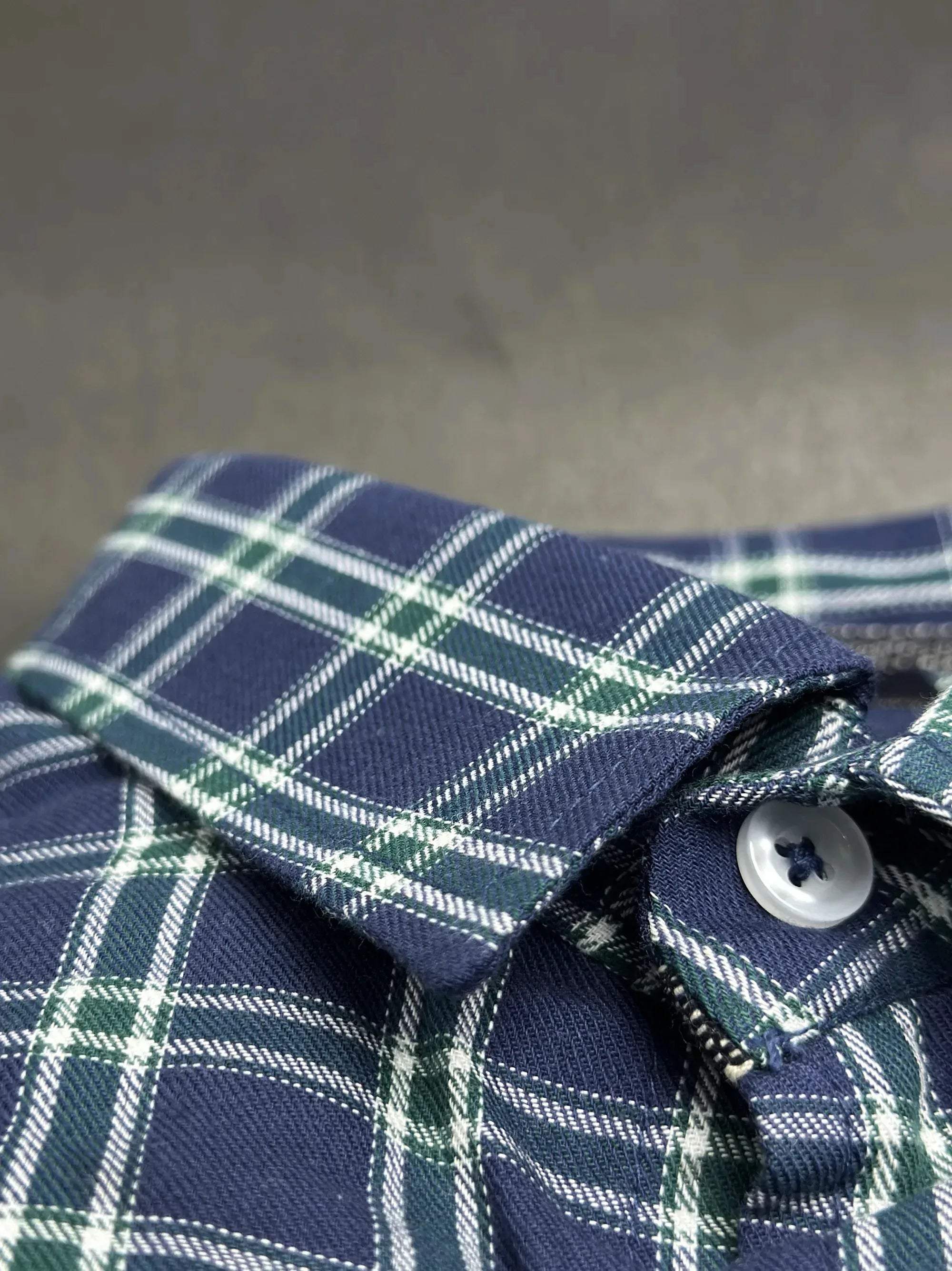 Men's Multicolor Blue Check Shirt