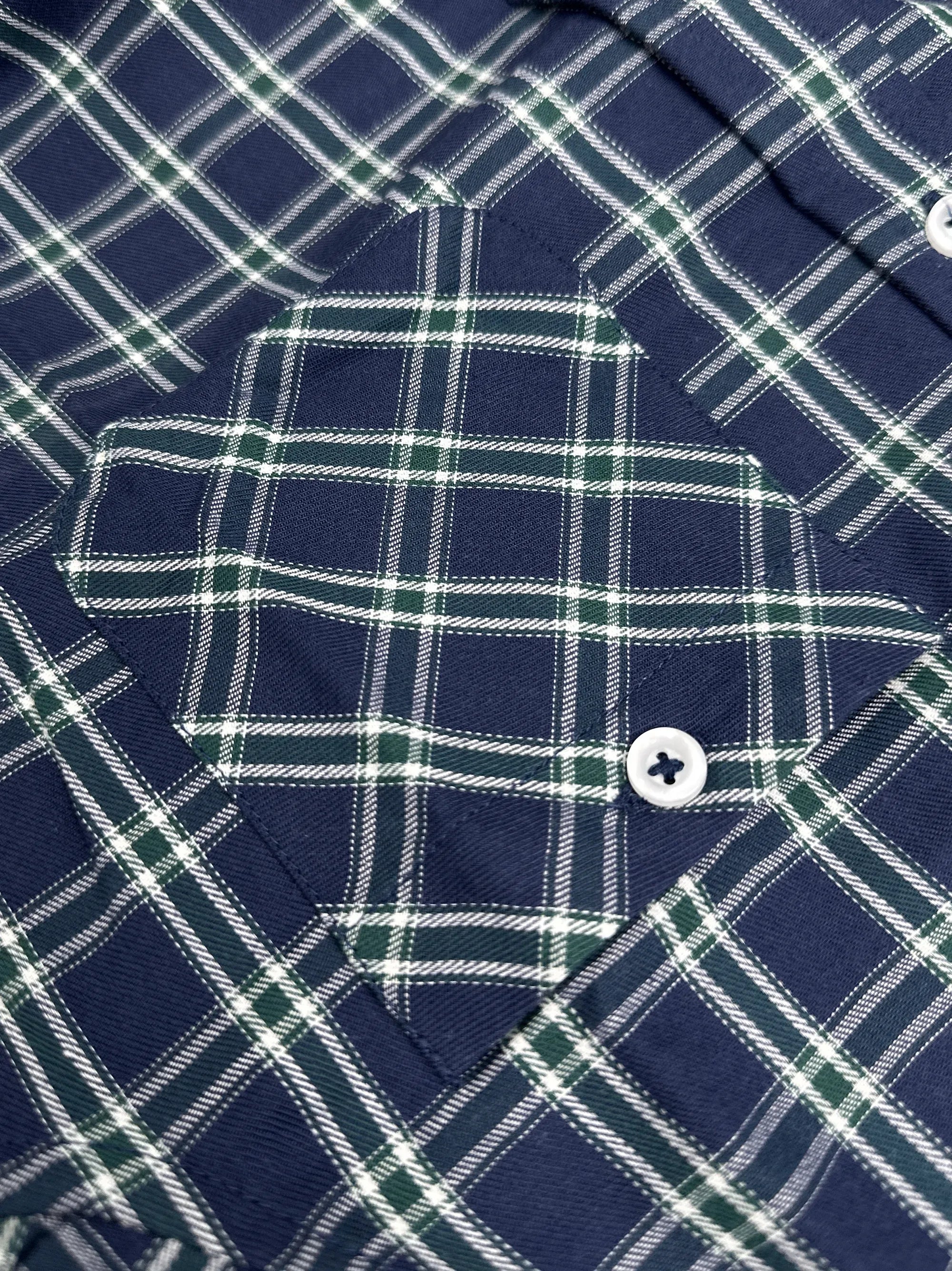 Men's Multicolor Blue Check Shirt