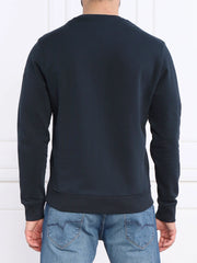 Men's Navy Blue Crew Neck Sweatshirt