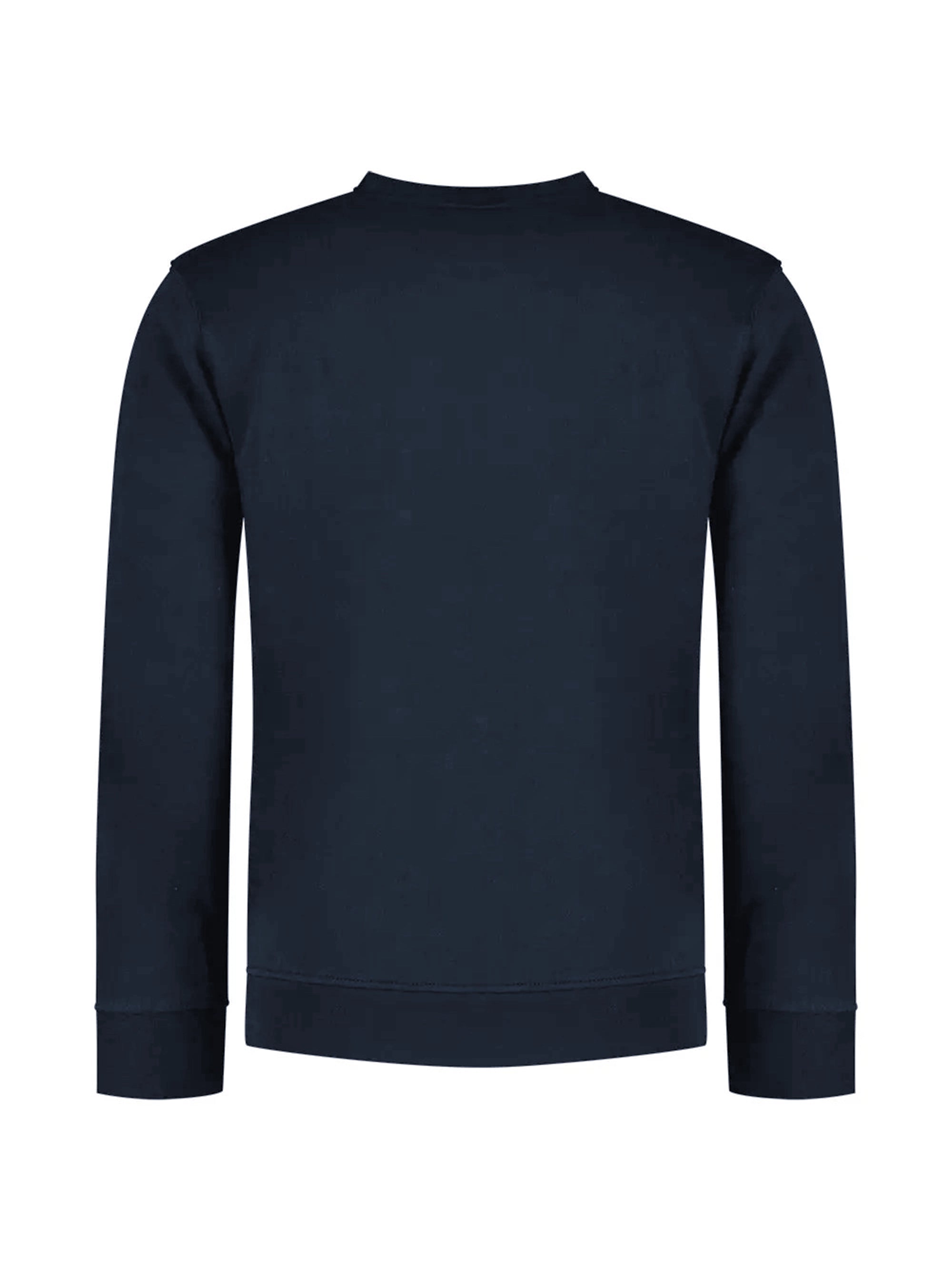 Men's Navy Blue Crew Neck Sweatshirt