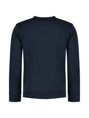 Men's Navy Blue Crew Neck Sweatshirt