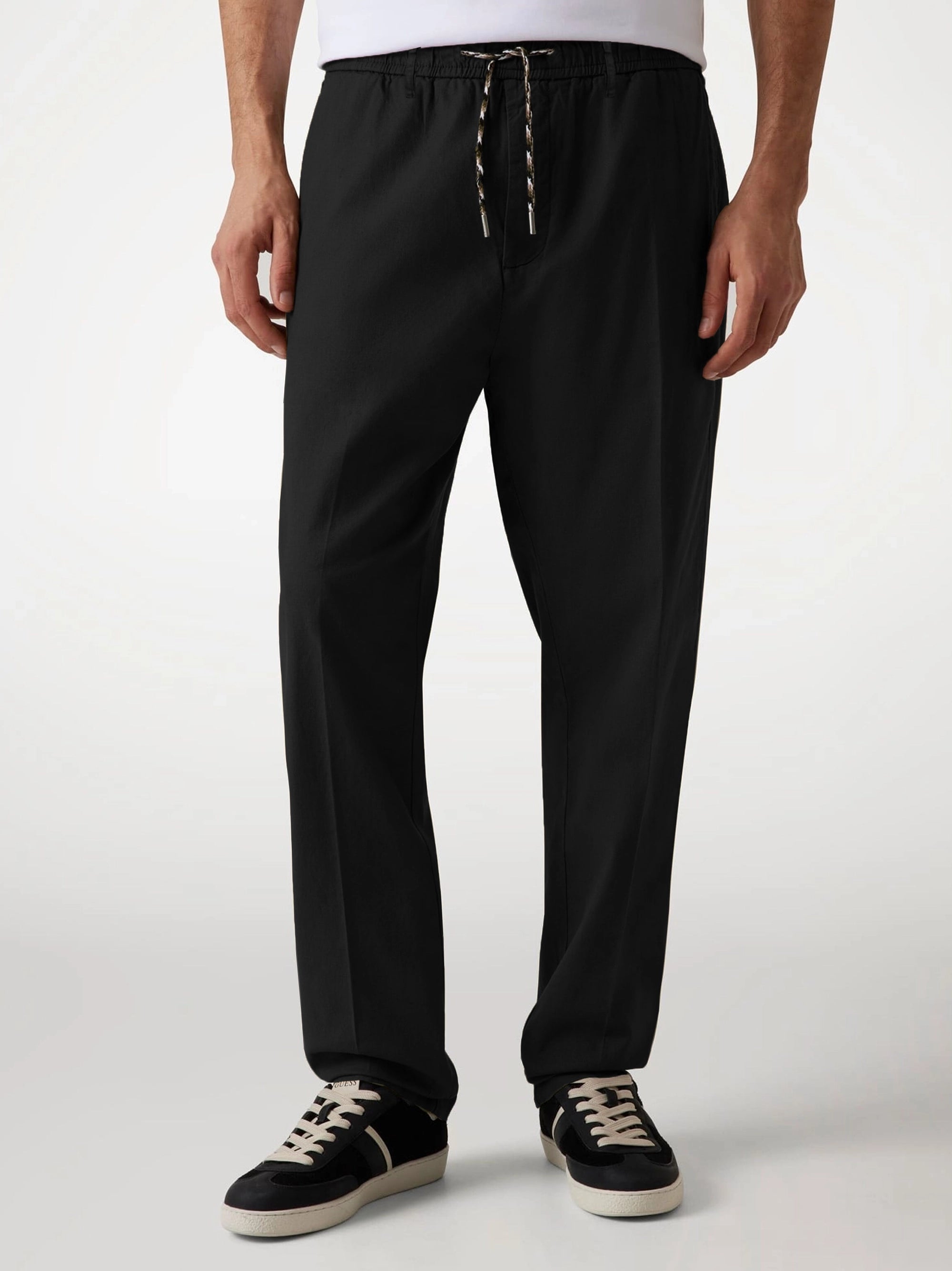 Men's Premium Cotton Stretch Black Trouser