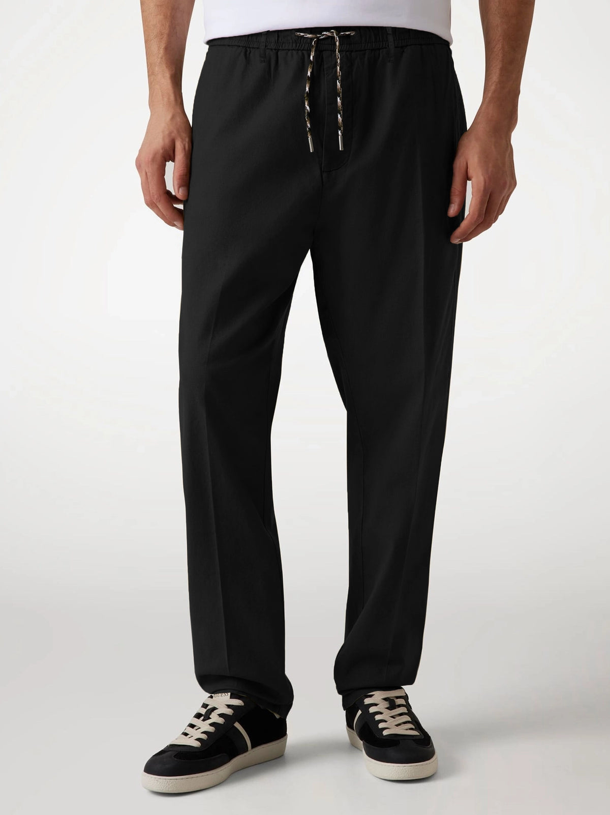 Men's Premium Cotton Stretch Black Trouser