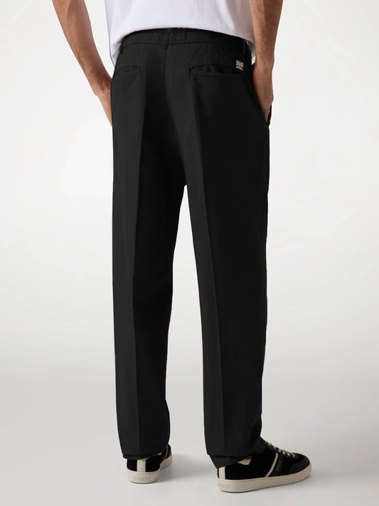 Men's Premium Cotton Stretch Black Trouser