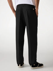 Men's Premium Cotton Stretch Black Trouser