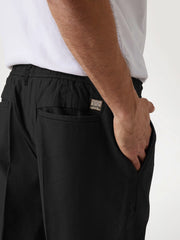 Men's Premium Cotton Stretch Black Trouser