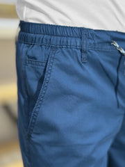 Men's Premium Cotton Stretch Navy Blue Trouser