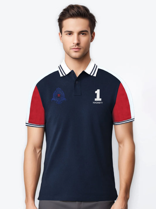 Men's Premium Navy Blue Polo Shirt
