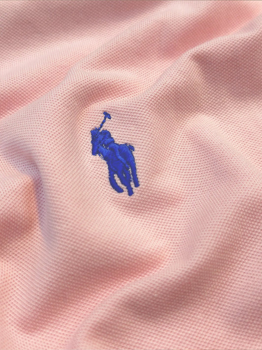 Men's Premium Pink Zipper Polo Shirt