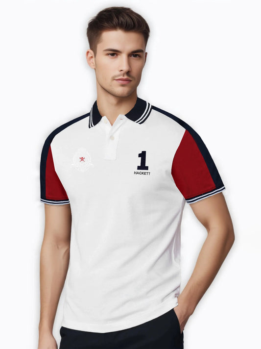 Men's Premium White Polo Shirt