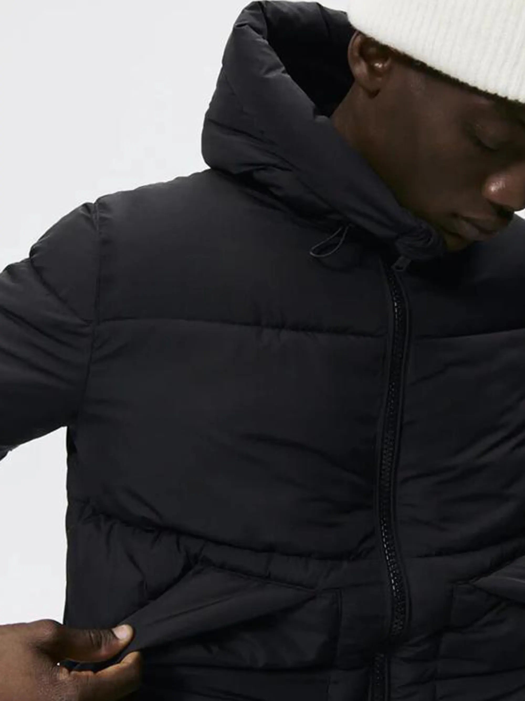 Men's Puffer Black Jackets