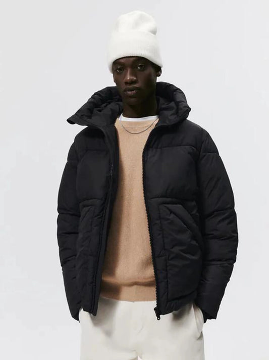 Men's Puffer Black Jackets