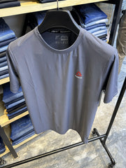 Men's Round Neck Grey T-shirt