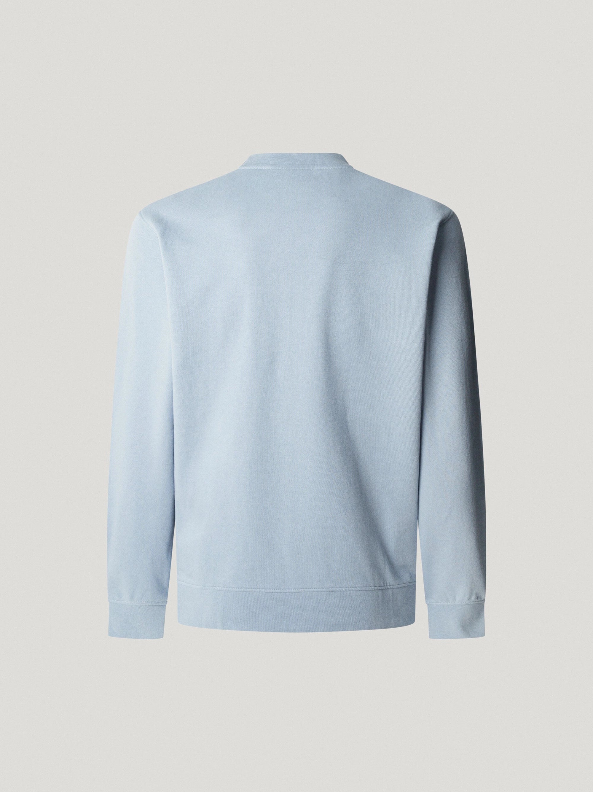 Men's Sky Blue Crew Neck Sweatshirt