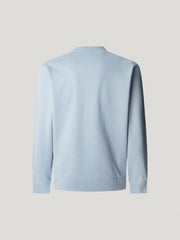 Men's Sky Blue Crew Neck Sweatshirt