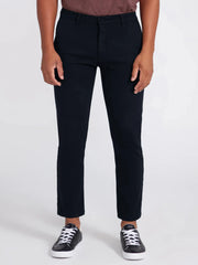 Men's Slim fit Blue Cotton Pant