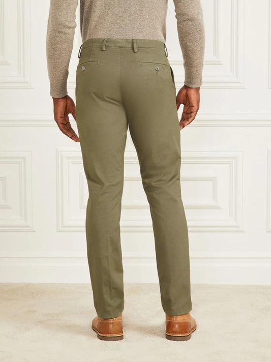 Men's Slim fit Khaki Cotton Pant