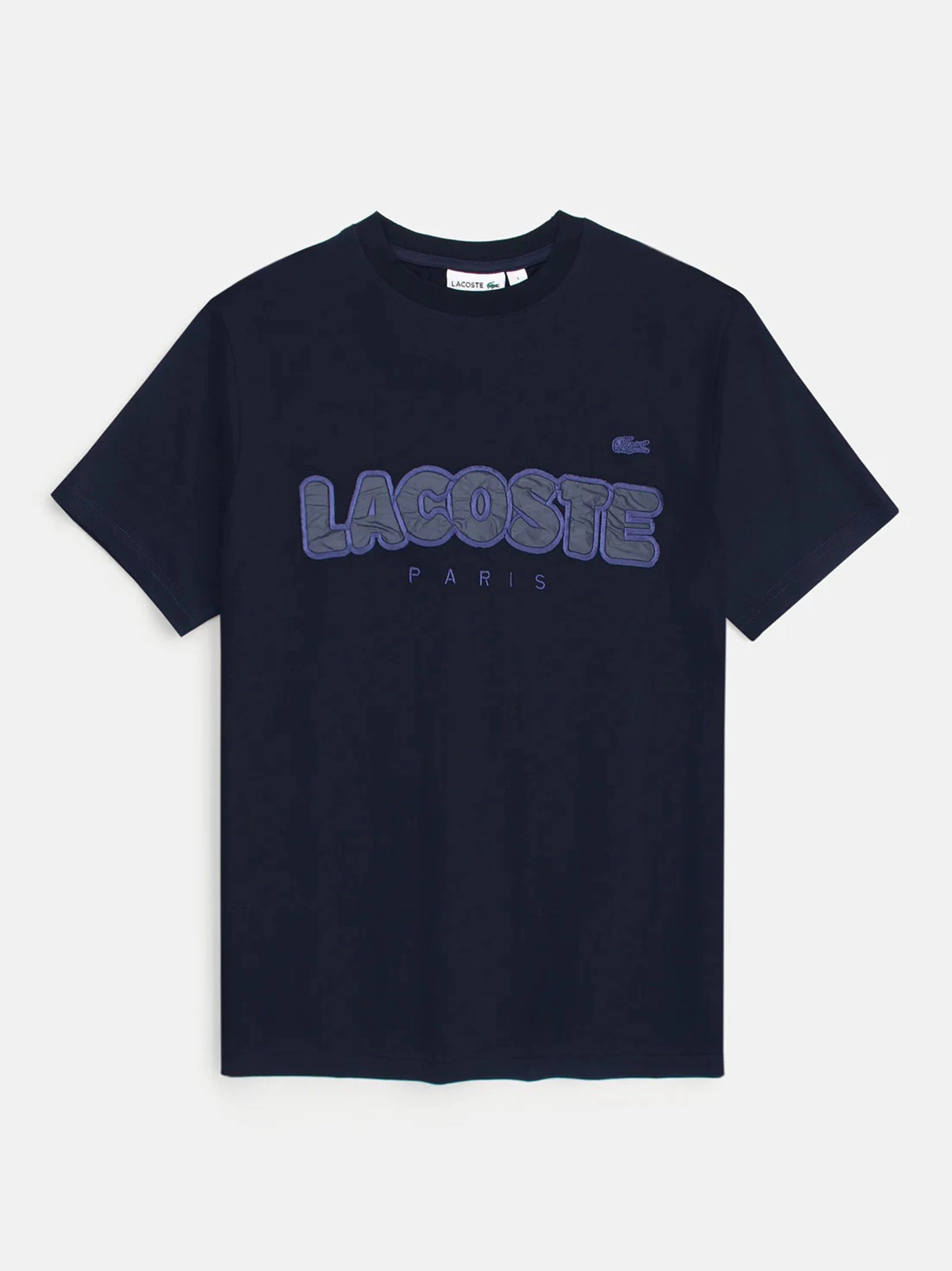 Men's Stylish Embroidery Logo Navy Blue T-shirt