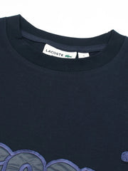 Men's Stylish Embroidery Logo Navy Blue T-shirt