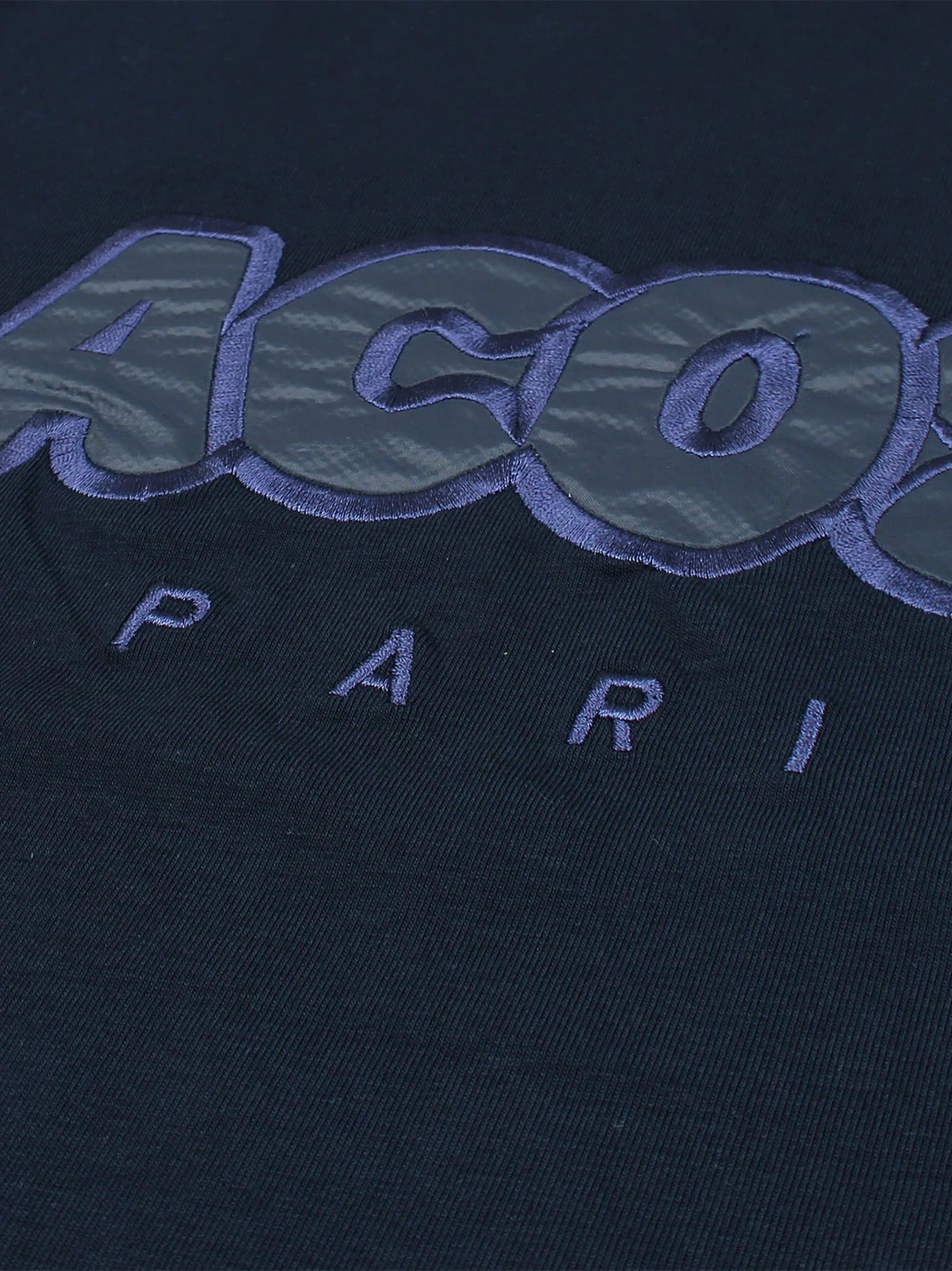 Men's Stylish Embroidery Logo Navy Blue T-shirt