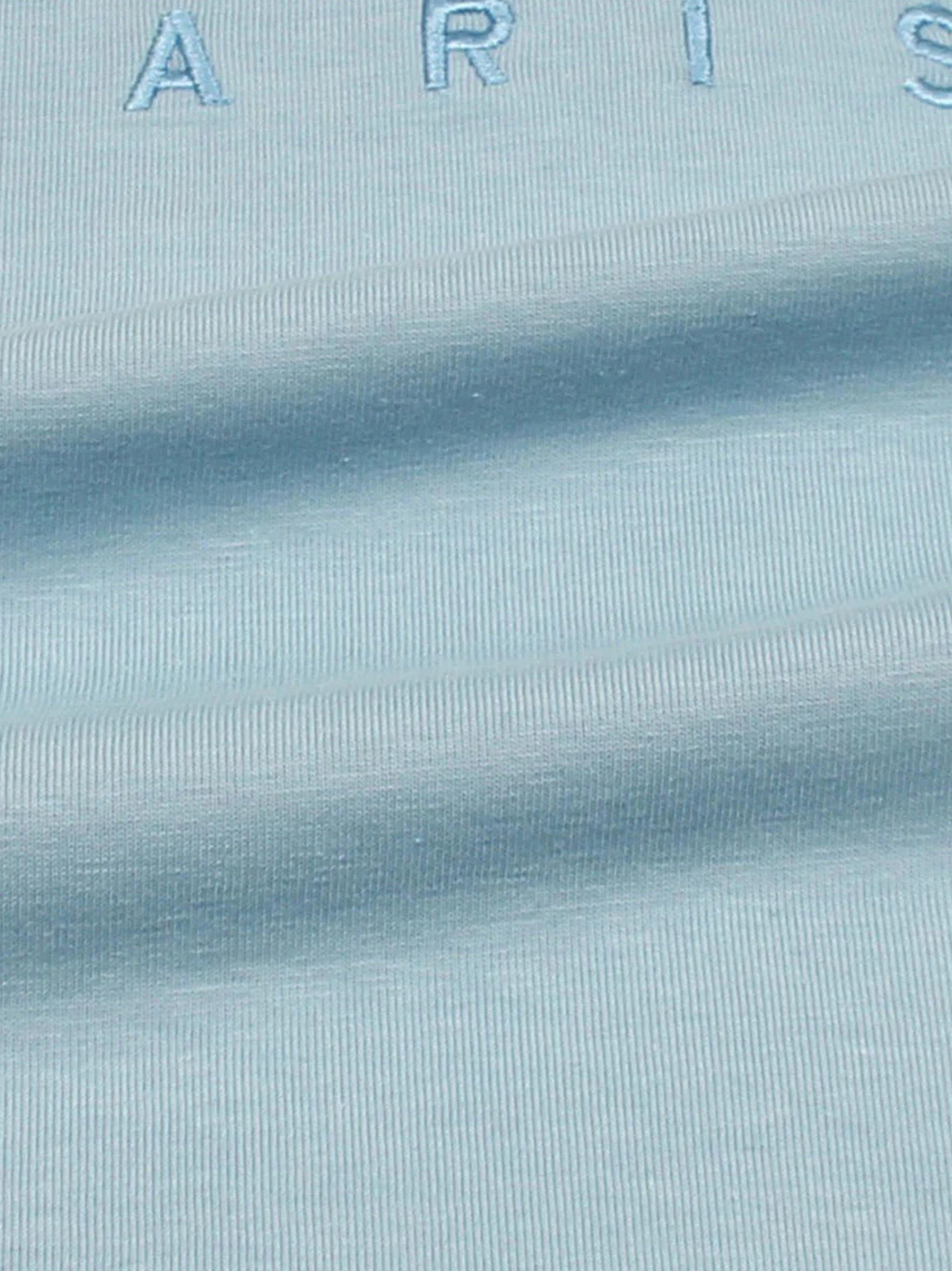 Men's Stylish Embroidery Logo Sky Blue T-shirt
