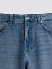 Men's Tapered Fit Mid Blue Jeans