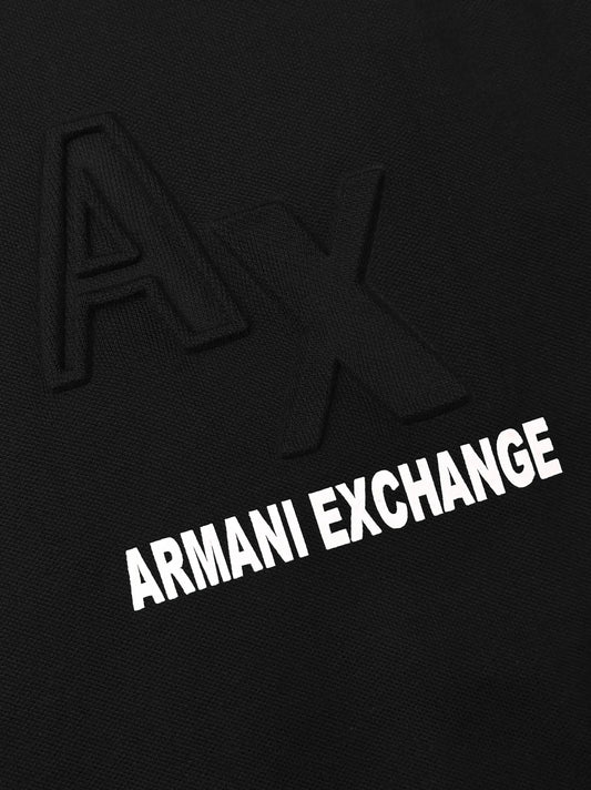 Men's A/X Black Polo Shirt