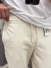 Men's Beige Easy Care Jogger Trouser