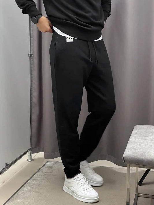 Men's Black Easy Care Jogger Trouser