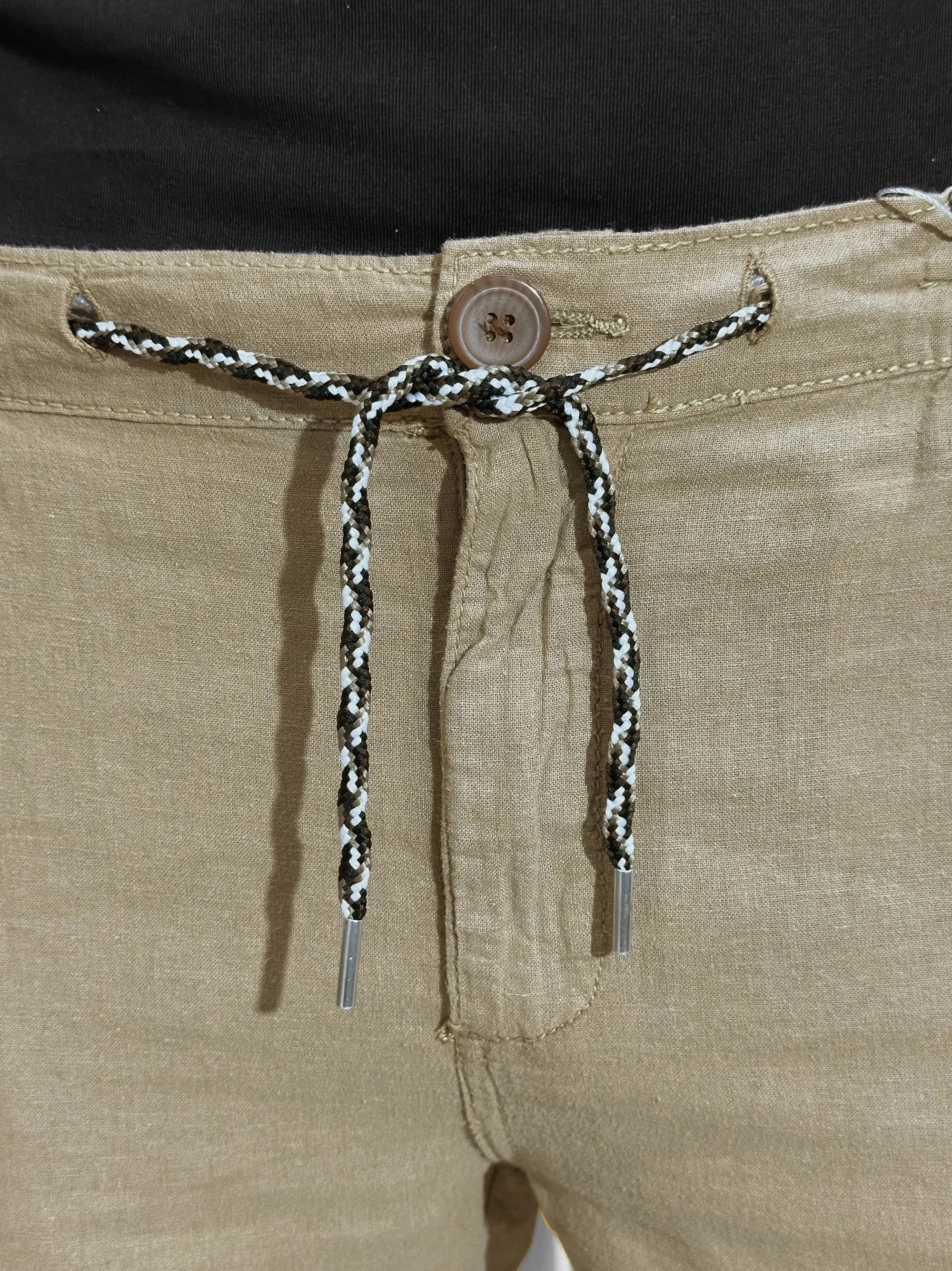 Men's Cotton Linen Skin Trouser