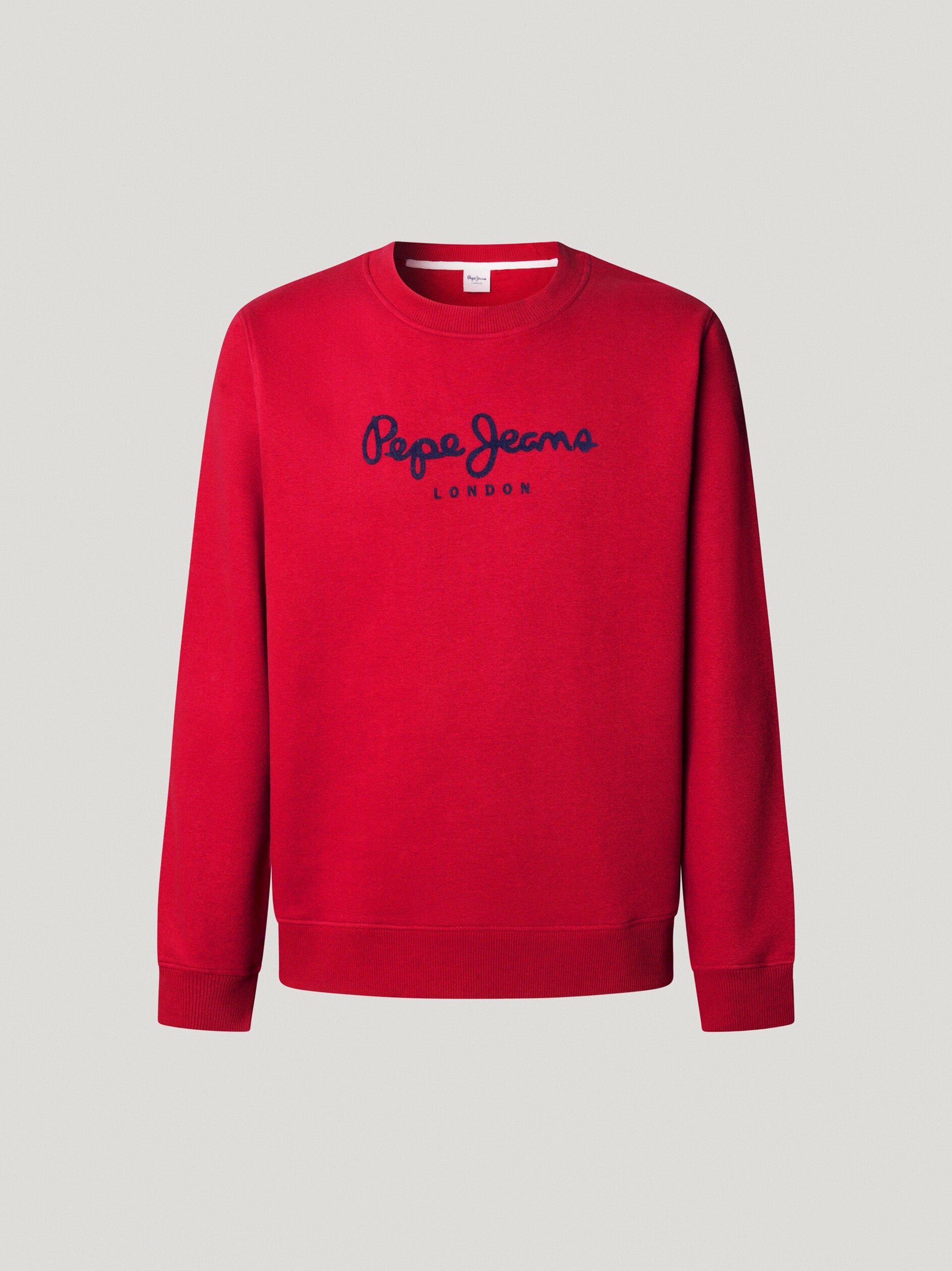 Men's Chest Logo Sweatshirt - Red