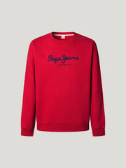 Men's Chest Logo Sweatshirt - Red