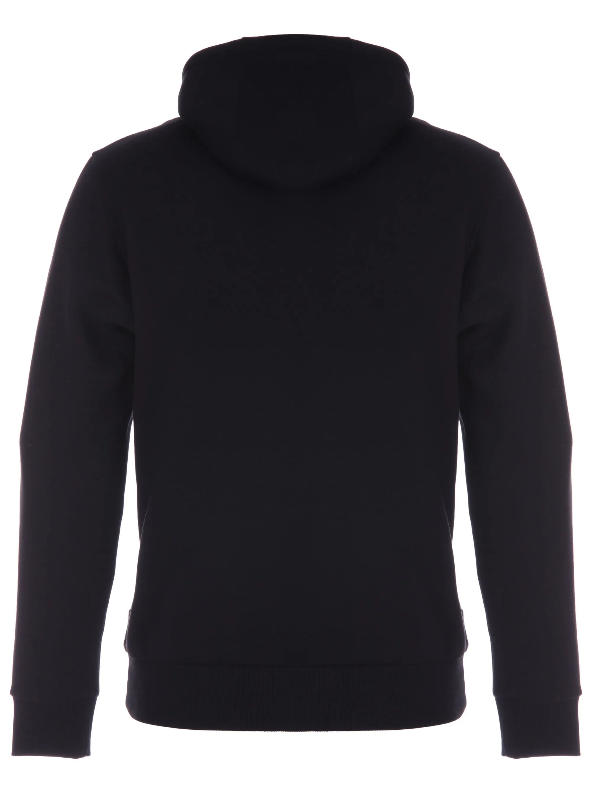 Men's fleece Black slim fit hoodie