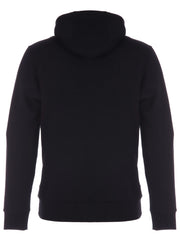 Men's fleece Black slim fit hoodie