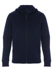 Men's fleece Navy Blue Zipper hoodie