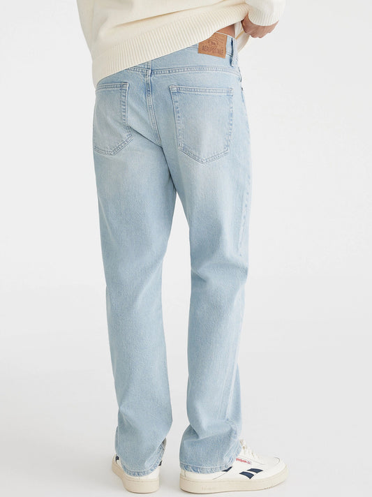 Men's sky Blue Relaxed straight fit Jeans
