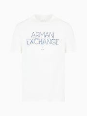 A|X Mens White Contrasting Logo T-shirt