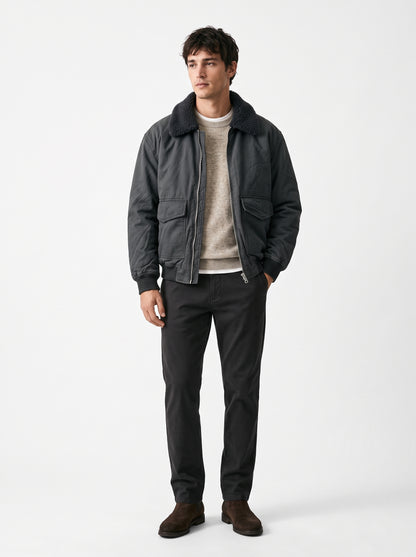 Imported Padded Bomber Jacket