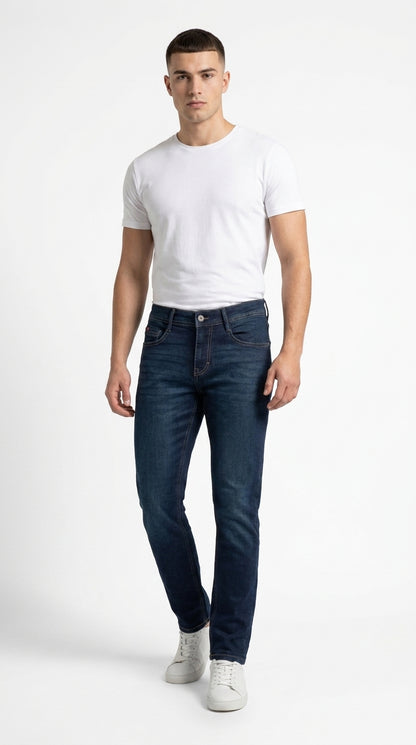 Mustang Men’s Oregon Slim K Dark Indigo Jeans