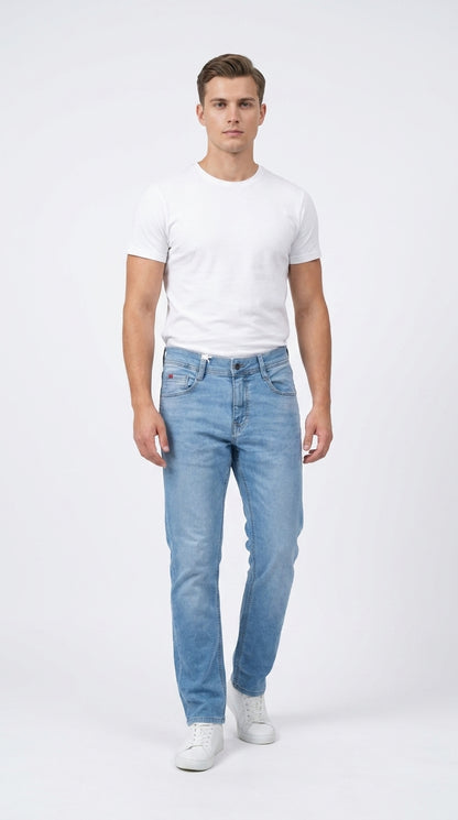 Mustang Men’s Oregon Siax Light Blue Jeans