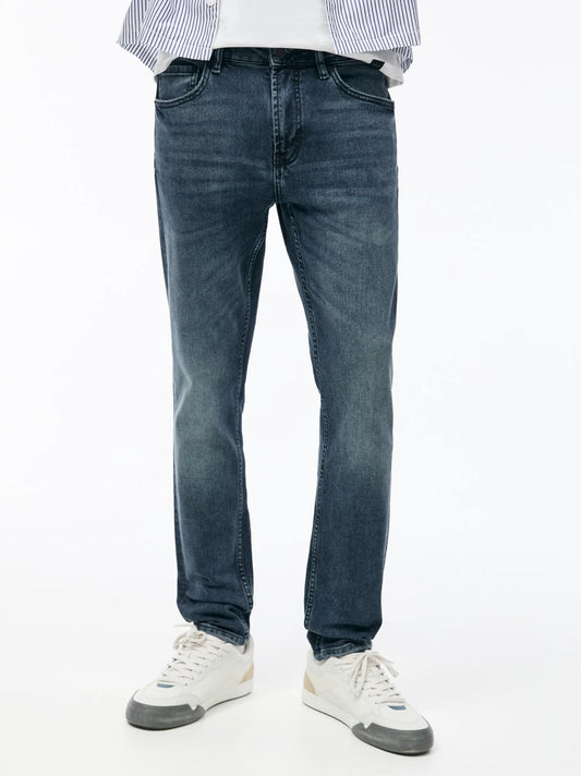 P&B High quality denim blue slim fit Jeans