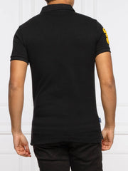 Polo Collar T-shirt with Short Sleeves