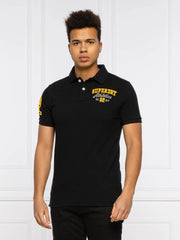 Polo Collar T-shirt with Short Sleeves