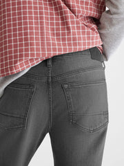 Premium Gray Wash Straight Jeans