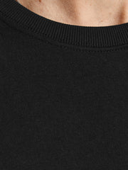 Premium Men Black Label Logo Print Sweatshirt