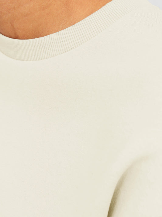 Premium Men Skin Label Logo Print Sweatshirt