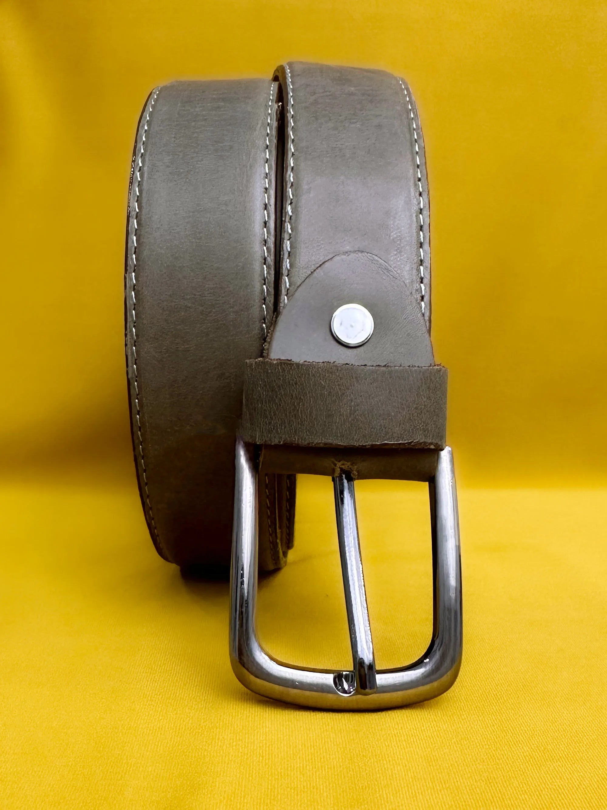 Premium Quality Olive Leather Belt