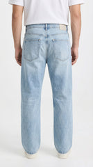 Pull & Bear Men’s Relaxed Fit Jeans in Light Blue Wash