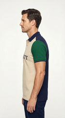 Hackett London | Men’s Tri-Color Blocked Pique Polo